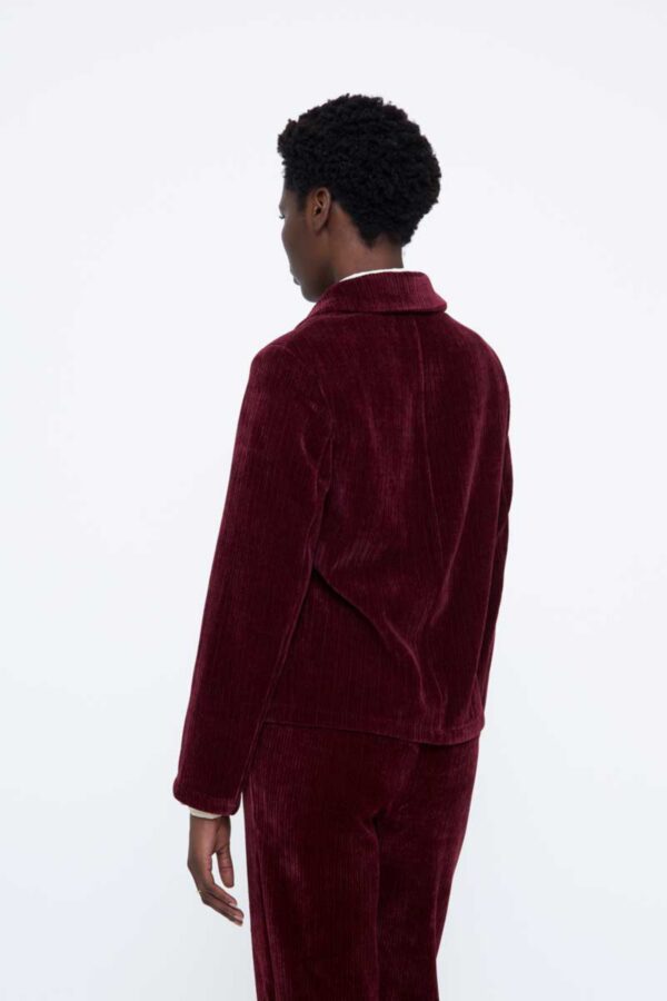Chaqueta Borgoña